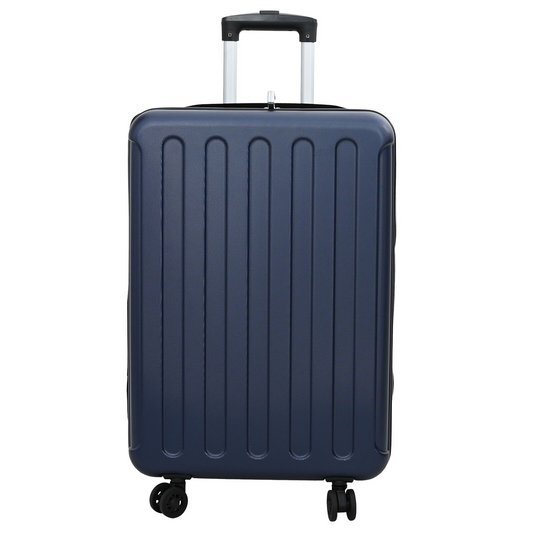 vidaXL Suitcase Folding Dark blue 43 x 27 x 66 cm ABS Plastic