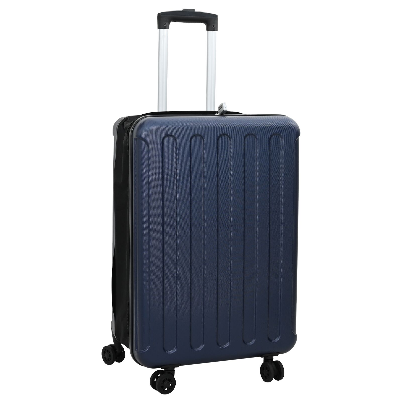 vidaXL Suitcase Folding Dark blue 43 x 27 x 66 cm ABS Plastic