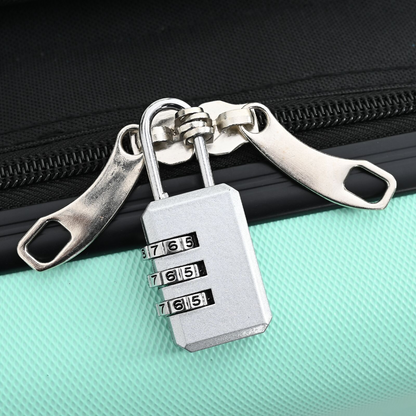 vidaXL Suitcase Folding Mint Green - Durable 34 x 23 x 55.5 cm ABS Plastic Travel Luggage