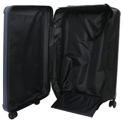 vidaXL Suitcase Folding Dark blue 50 x 30 x 76 cm ABS Plastic
