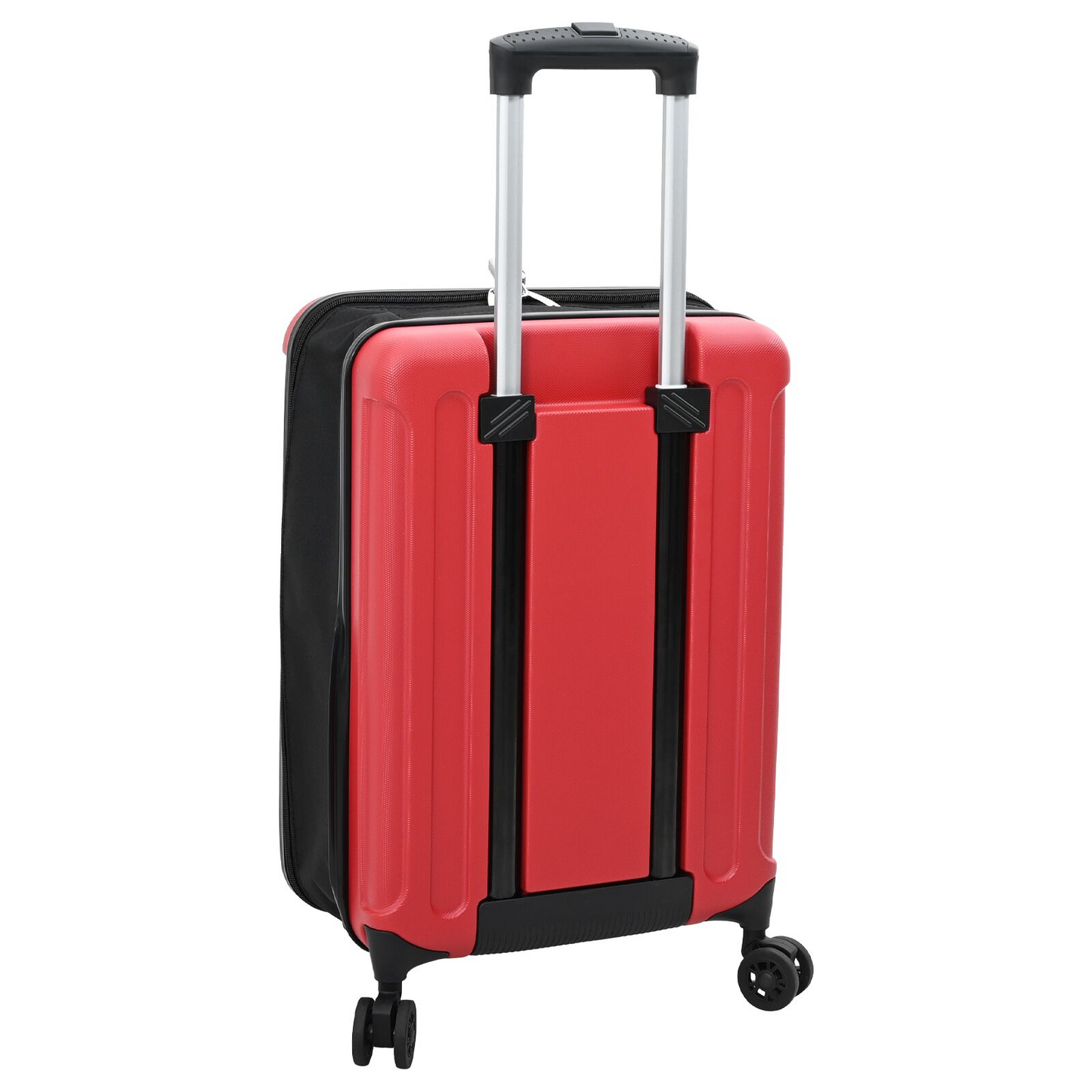 vidaXL Red ABS Plastic Suitcase with Lock - 34x23x55.5 cm