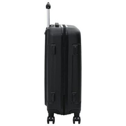 vidaXL Suitcase with Lock 3 pcs Black 50 x 31 x 78 cm ABS Plastic