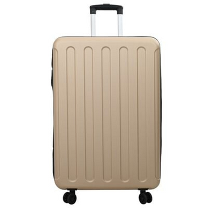 vidaXL Suitcase Folding Champagne 50 x 30 x 76 cm ABS Plastic