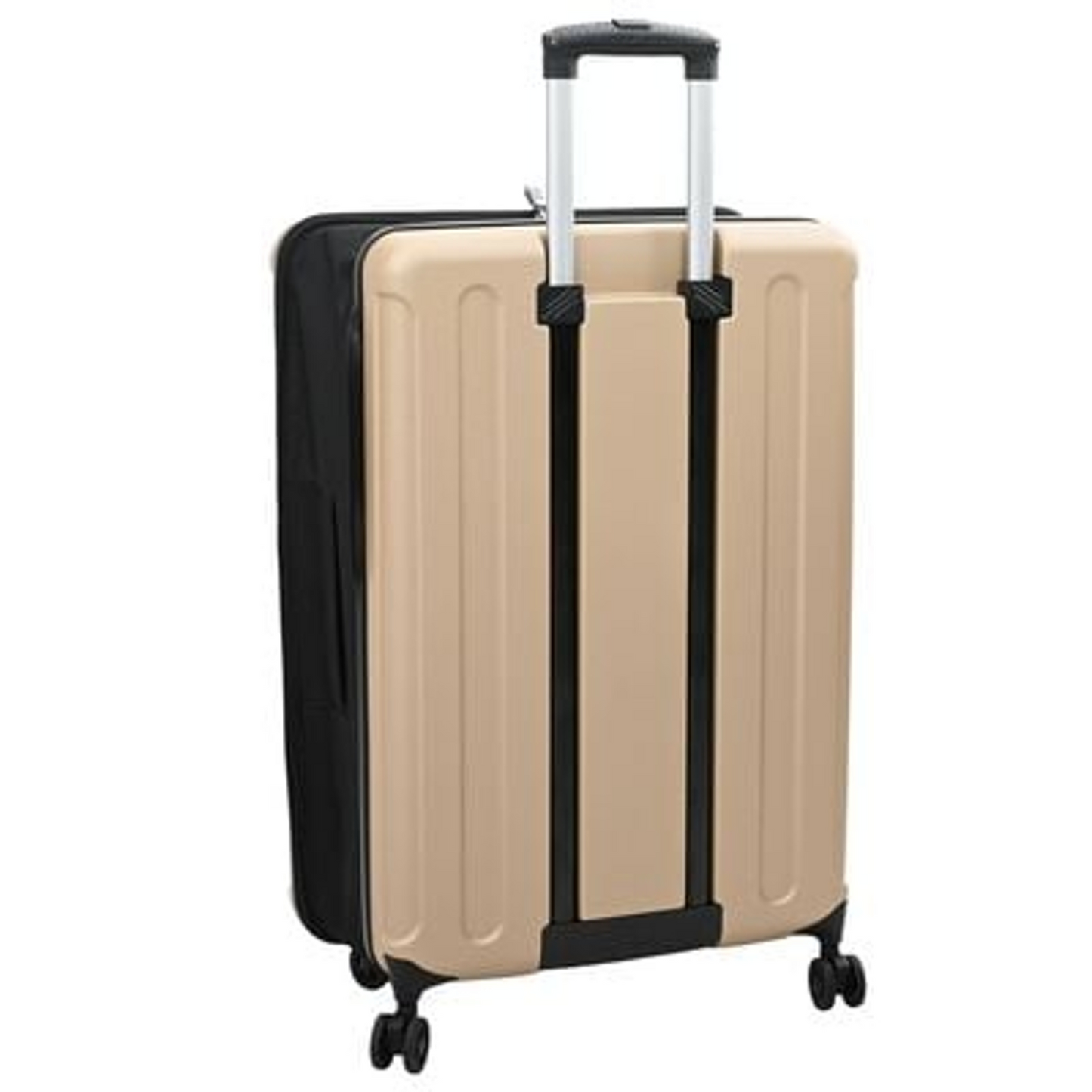 vidaXL Suitcase Folding Champagne 50 x 30 x 76 cm ABS Plastic