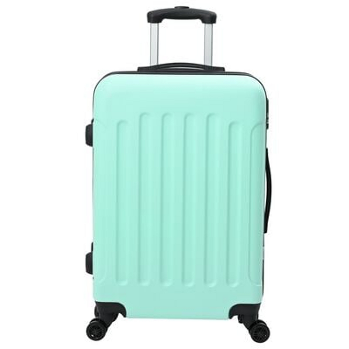 vidaXL Suitcase with Lock 3 pcs Mint green 50 x 31 x 78 cm ABS Plastic