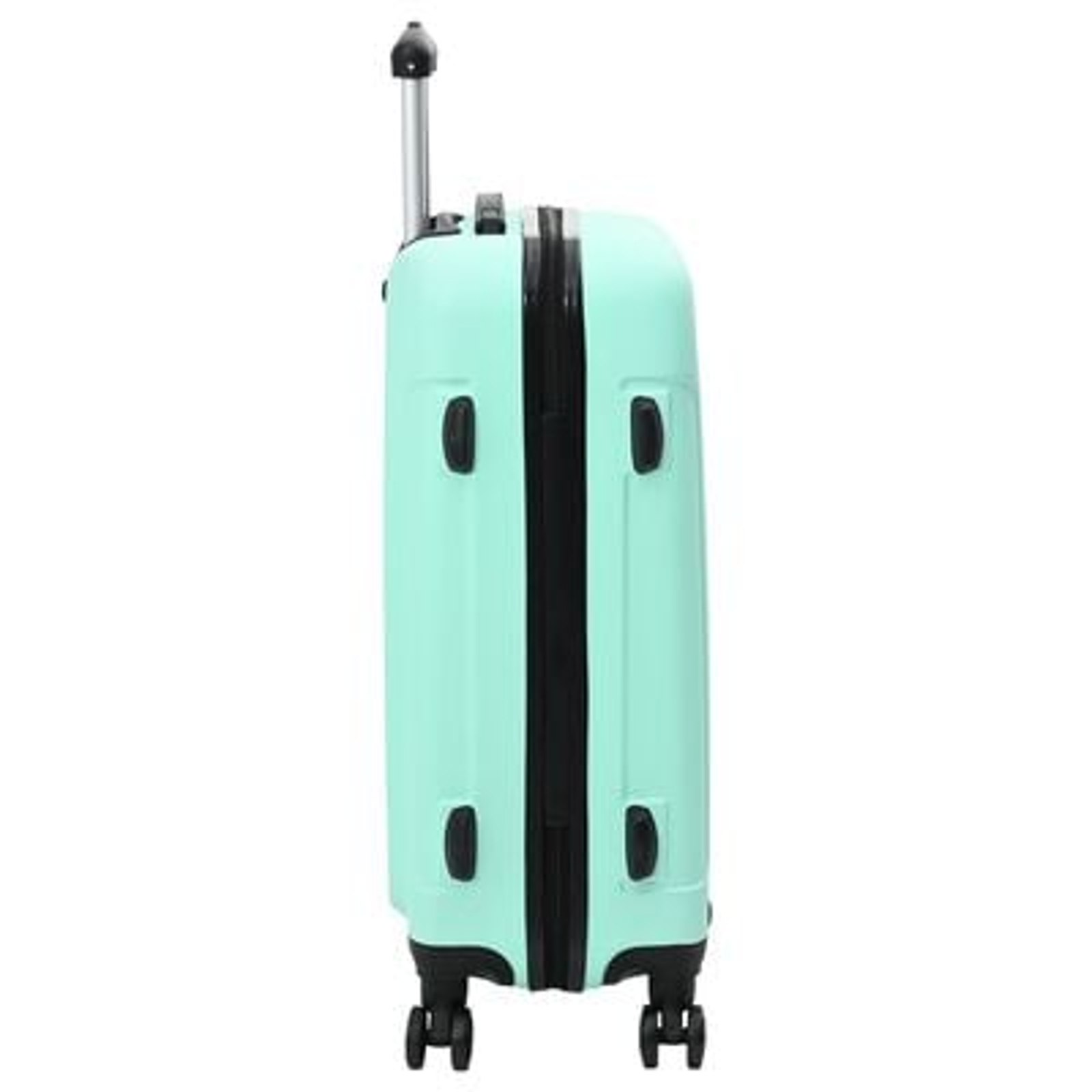 vidaXL Suitcase with Lock 3 pcs Mint green 50 x 31 x 78 cm ABS Plastic
