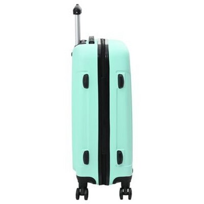 vidaXL Suitcase with Lock 3 pcs Mint green 50 x 31 x 78 cm ABS Plastic