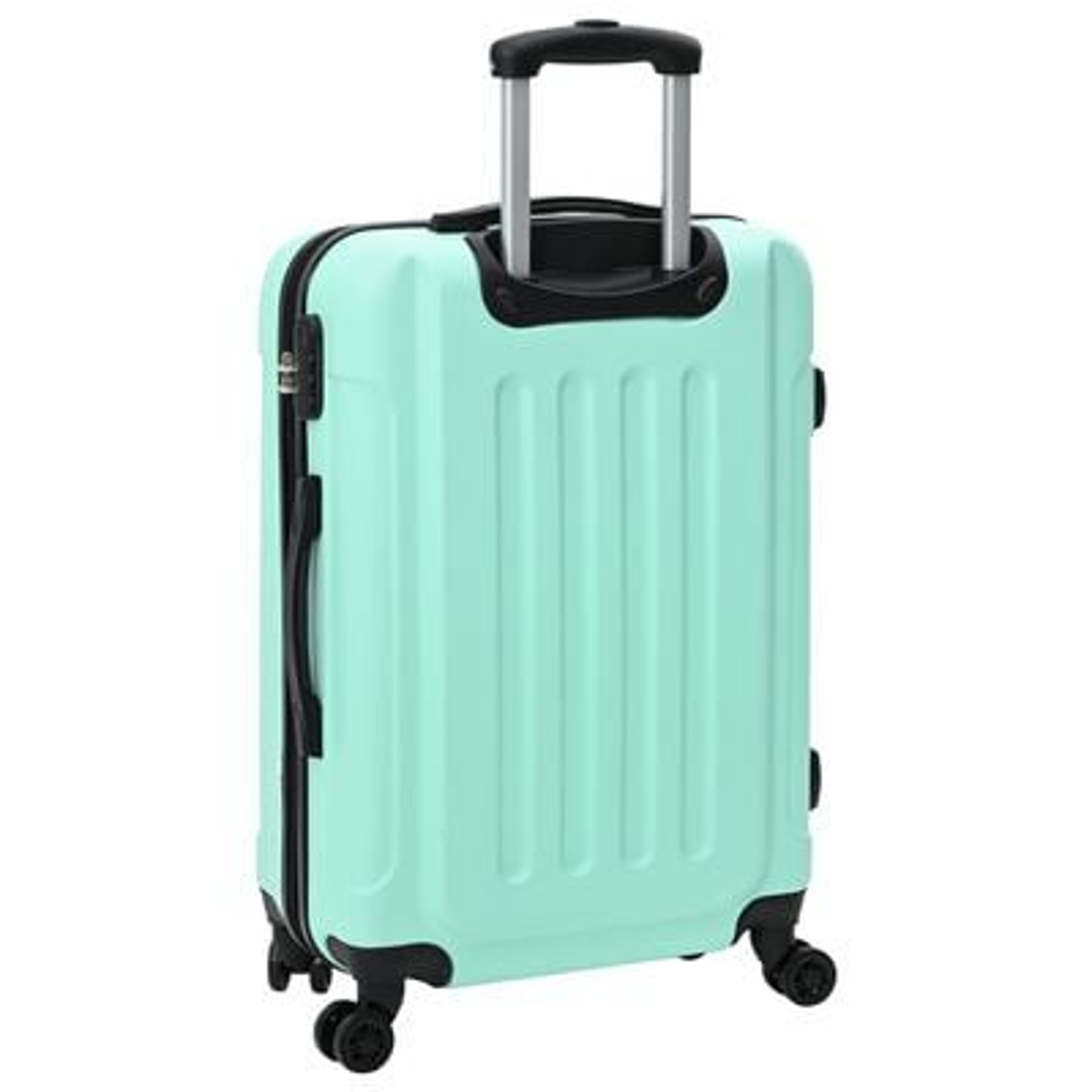 vidaXL Suitcase with Lock 3 pcs Mint green 50 x 31 x 78 cm ABS Plastic