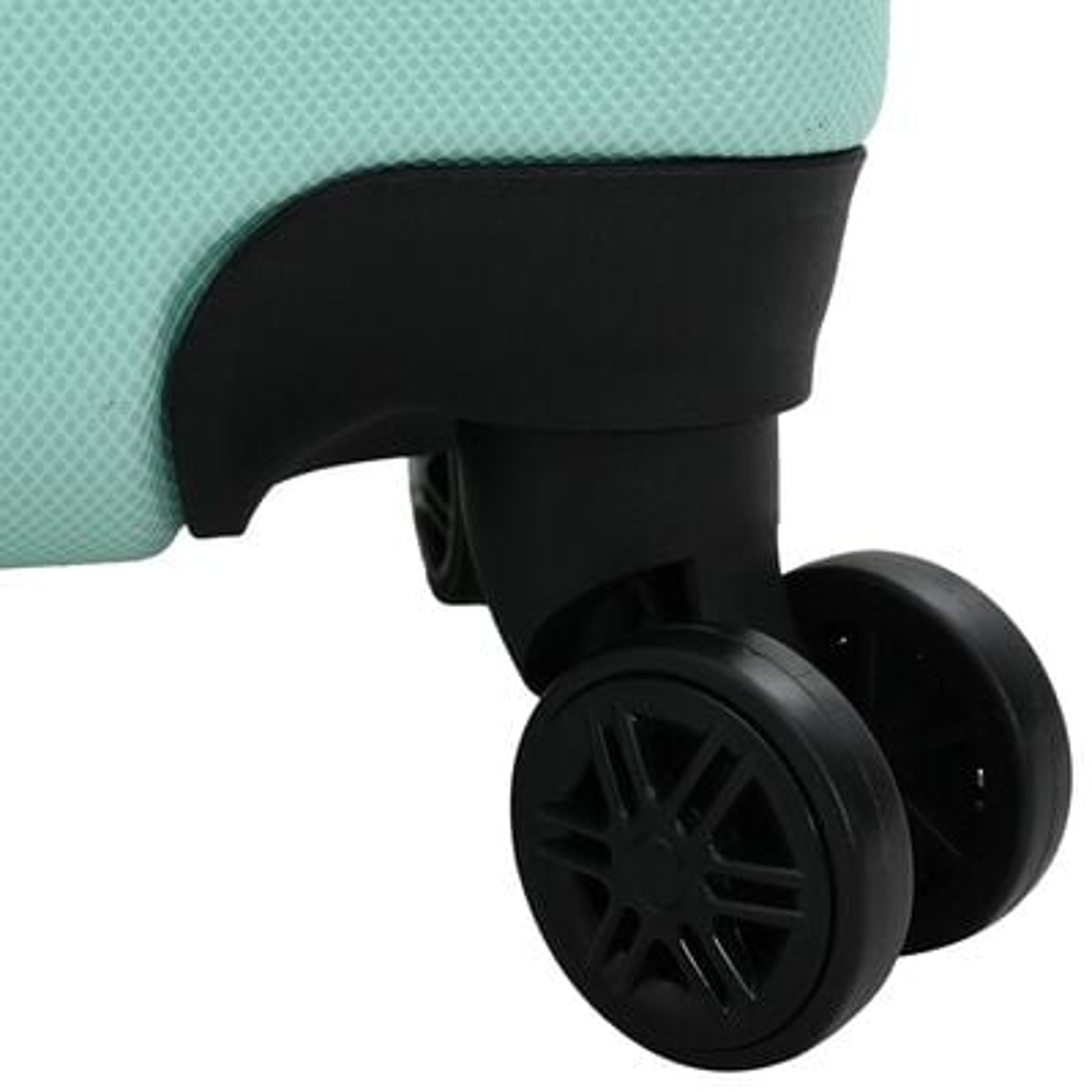 vidaXL Suitcase with Lock 3 pcs Mint green 50 x 31 x 78 cm ABS Plastic