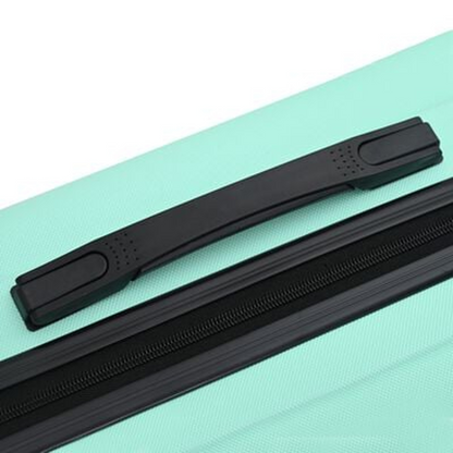 vidaXL Suitcase with Lock 3 pcs Mint green 50 x 31 x 78 cm ABS Plastic