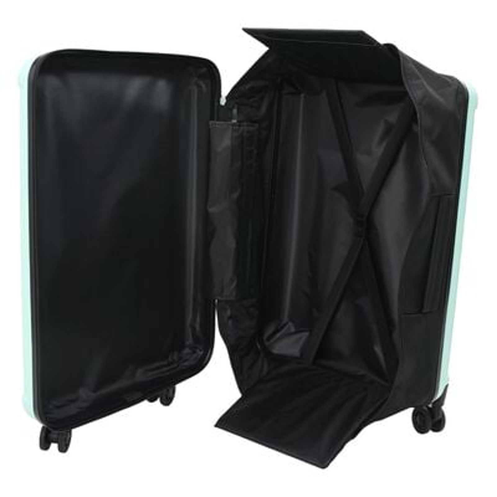vidaXL Suitcase Folding Mint green 43 x 27 x 66 cm ABS Plastic