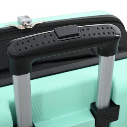 vidaXL Suitcase Folding Mint green 43 x 27 x 66 cm ABS Plastic