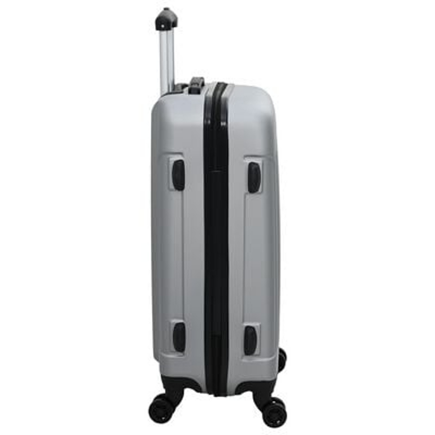 vidaXL Suitcase with Lock 3 pcs Silver 50 x 31 x 78 cm ABS Plastic