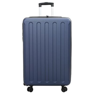 vidaXL Suitcase Folding Dark blue 50 x 30 x 76 cm ABS Plastic