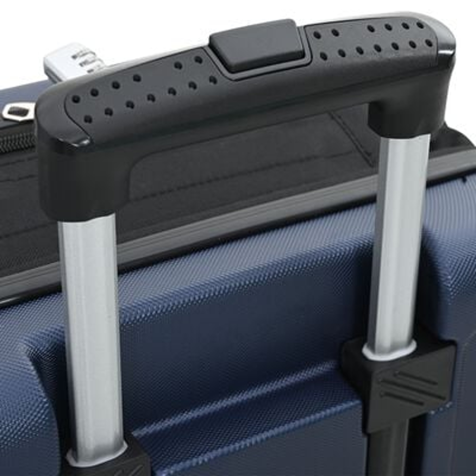 vidaXL Suitcase Folding Dark blue 50 x 30 x 76 cm ABS Plastic