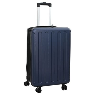 vidaXL Suitcase Folding Dark blue 43 x 27 x 66 cm ABS Plastic