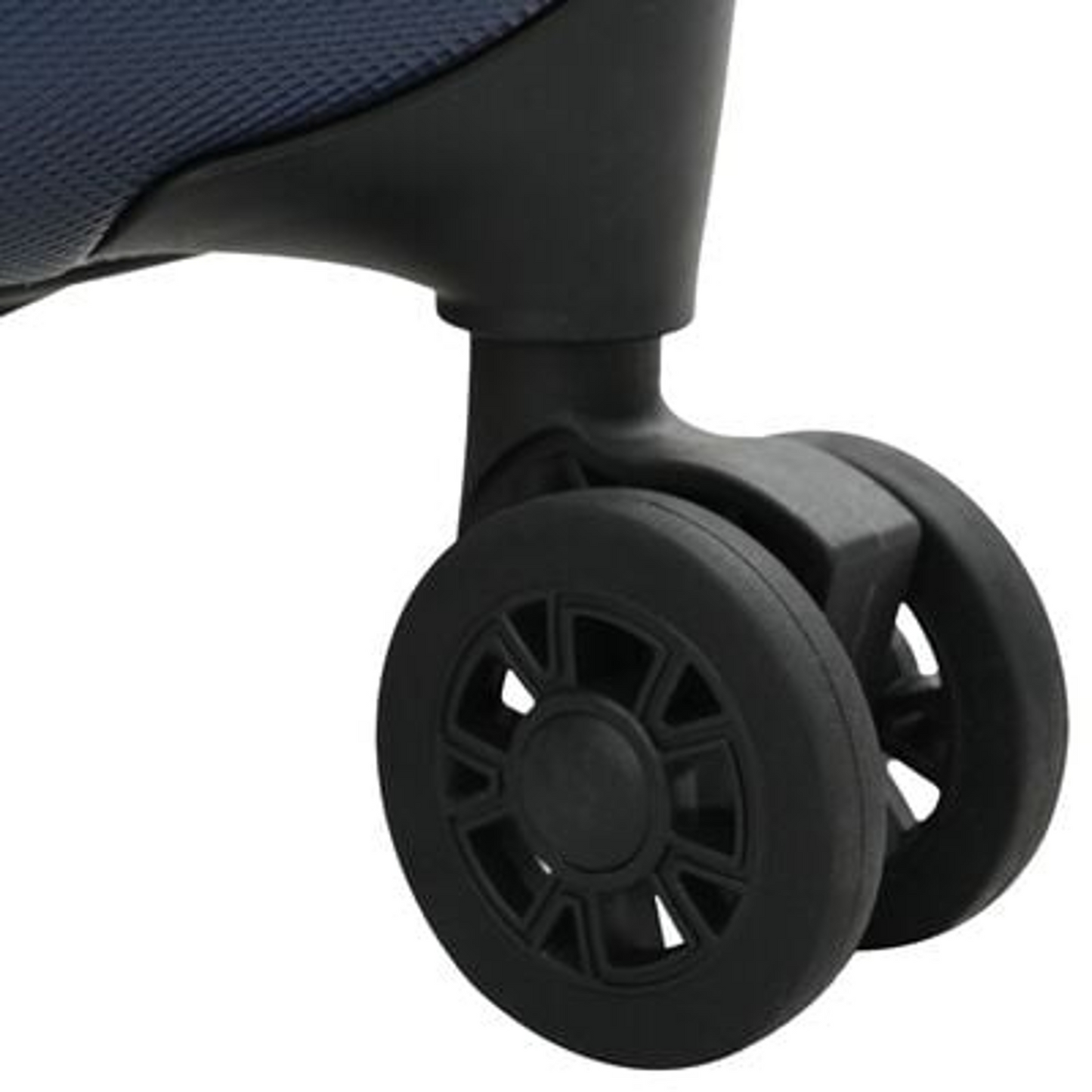 vidaXL Dark Blue Suitcase Folding 34 x 23 x 55.5 cm | ABS Plastic Travel Luggage