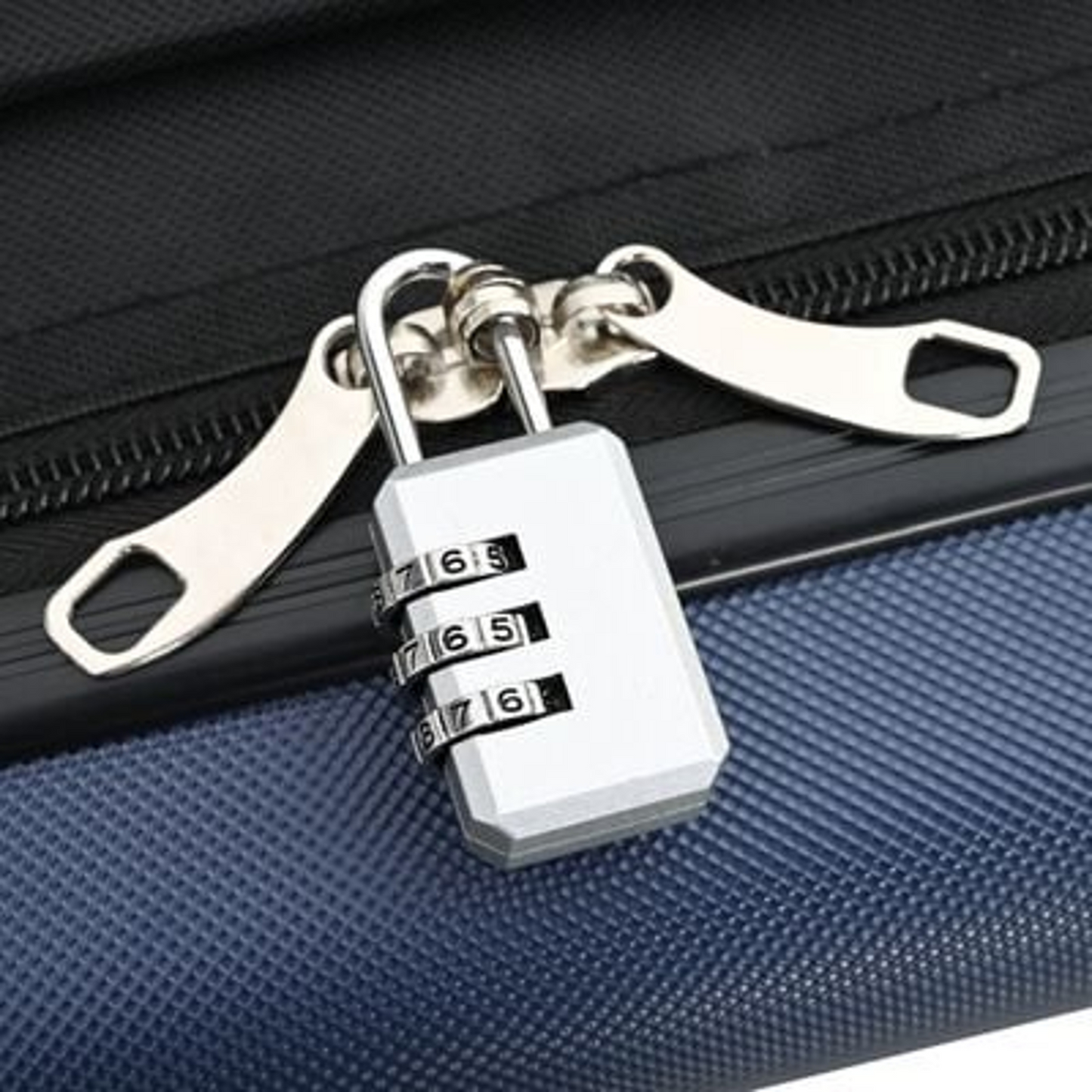 vidaXL Dark Blue Suitcase Folding 34 x 23 x 55.5 cm | ABS Plastic Travel Luggage