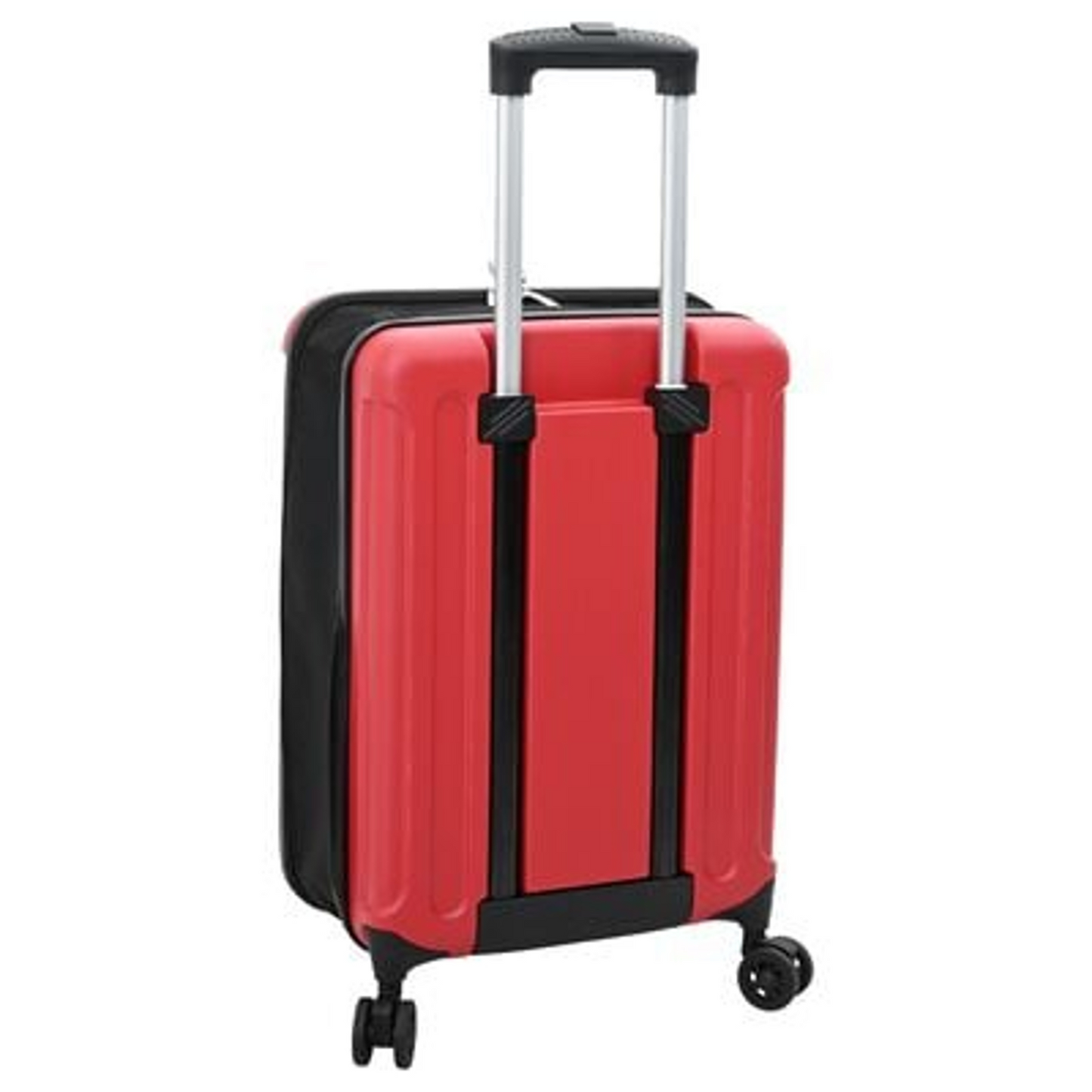 vidaXL Red ABS Plastic Suitcase with Lock - 34x23x55.5 cm