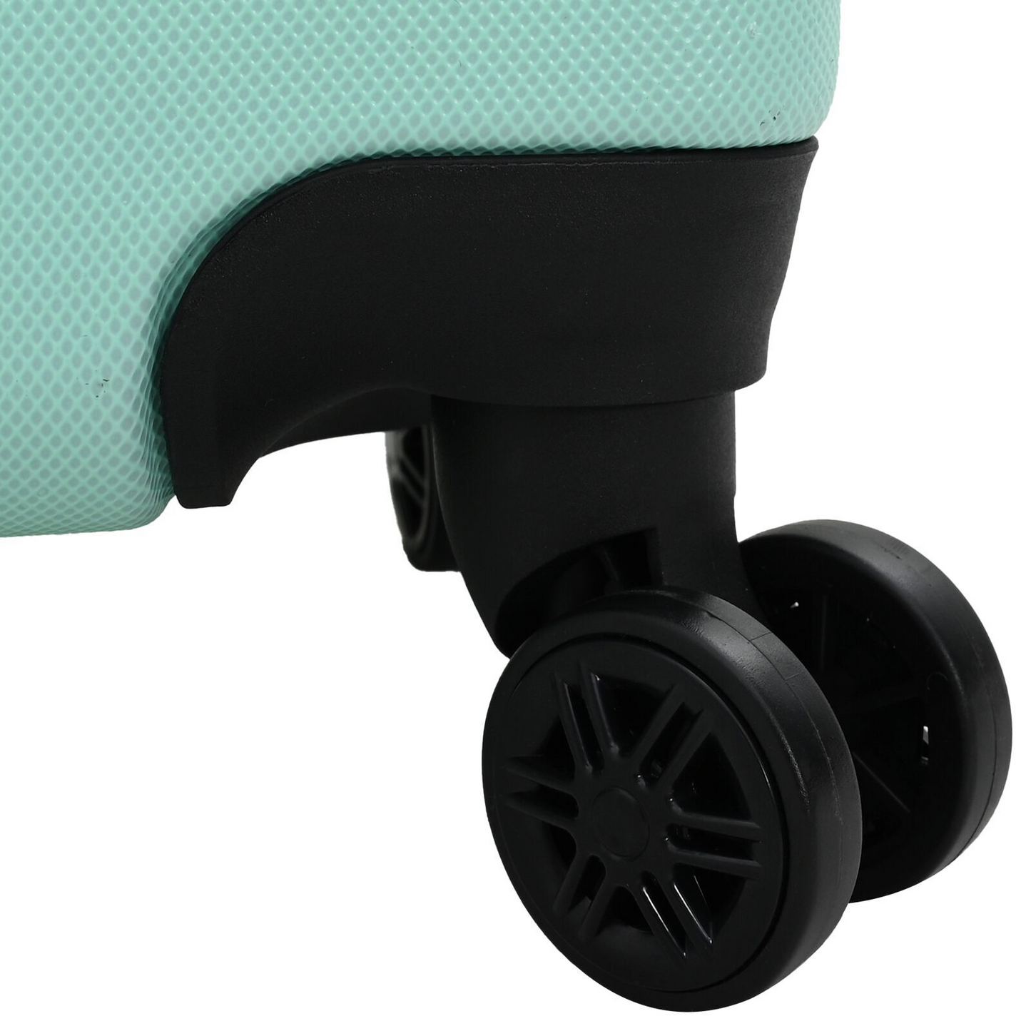 vidaXL Suitcase with Lock 3 pcs Mint green 50 x 31 x 78 cm ABS Plastic