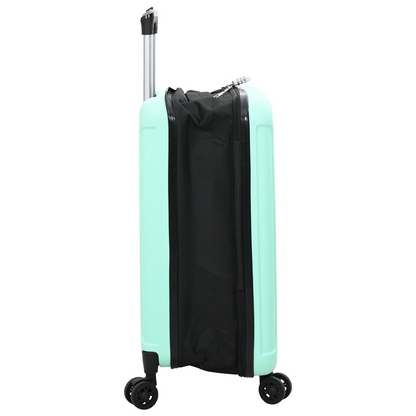 vidaXL Suitcase Folding Mint green 43 x 27 x 66 cm ABS Plastic