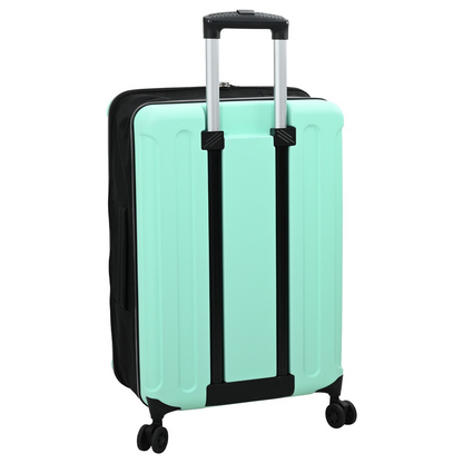 vidaXL Suitcase Folding Mint green 43 x 27 x 66 cm ABS Plastic