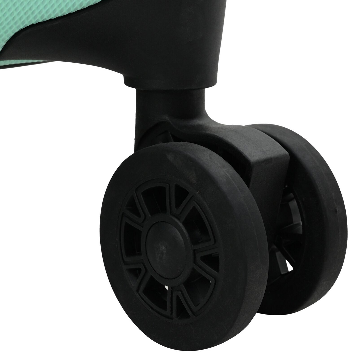 vidaXL Suitcase Folding Mint Green - Durable 34 x 23 x 55.5 cm ABS Plastic Travel Luggage