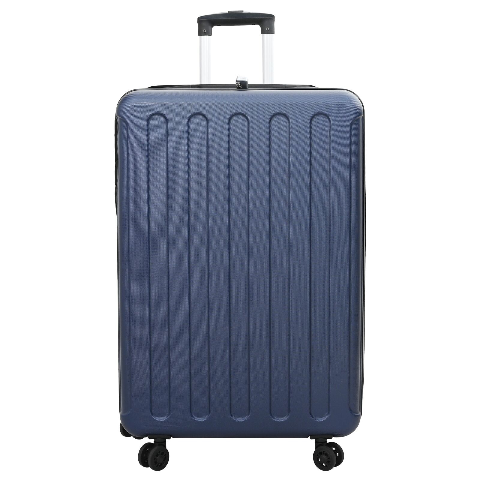 vidaXL Suitcase Folding Dark blue 50 x 30 x 76 cm ABS Plastic