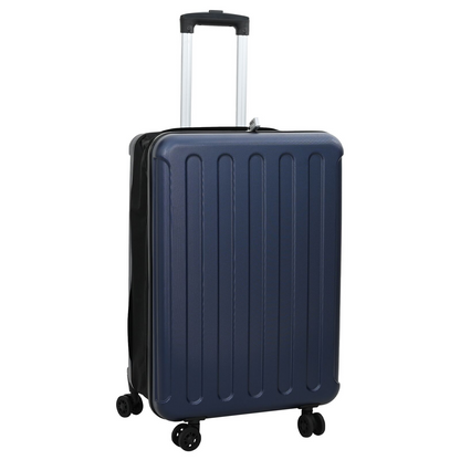 vidaXL Suitcase Folding Dark blue 43 x 27 x 66 cm ABS Plastic