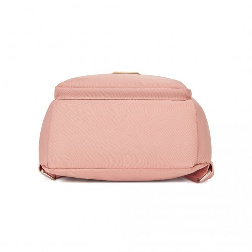 Miss Lulu 3-in-1 Convertible Backpack - Versatile Backpack, Shoulder, or Crossbody Bag - Pink