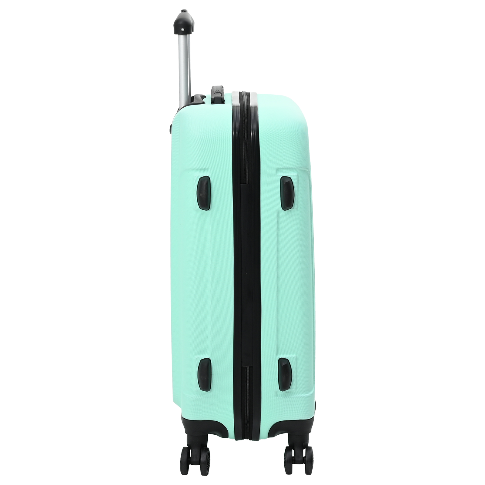 vidaXL Suitcase with Lock 3 pcs Mint green 50 x 31 x 78 cm ABS Plastic