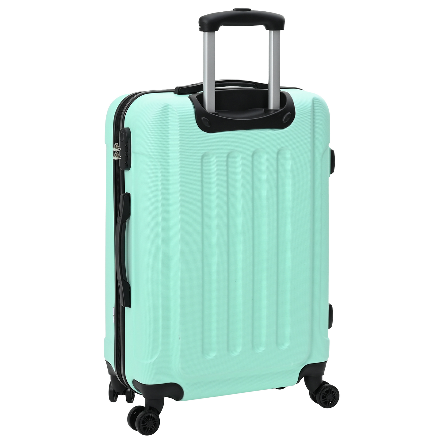 vidaXL Suitcase with Lock 3 pcs Mint green 50 x 31 x 78 cm ABS Plastic