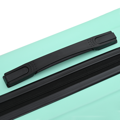 vidaXL Suitcase with Lock 3 pcs Mint green 50 x 31 x 78 cm ABS Plastic