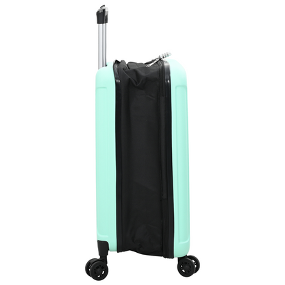 vidaXL Suitcase Folding Mint green 43 x 27 x 66 cm ABS Plastic