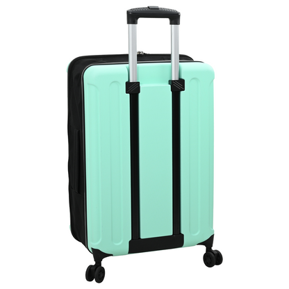 vidaXL Suitcase Folding Mint green 43 x 27 x 66 cm ABS Plastic