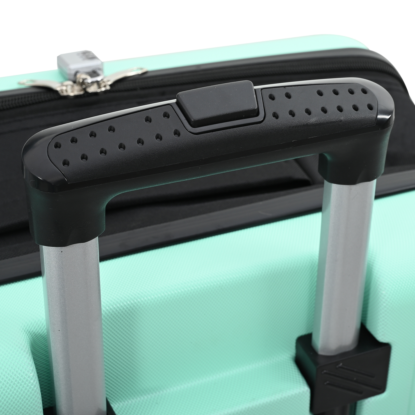 vidaXL Suitcase Folding Mint Green - Durable 34 x 23 x 55.5 cm ABS Plastic Travel Luggage