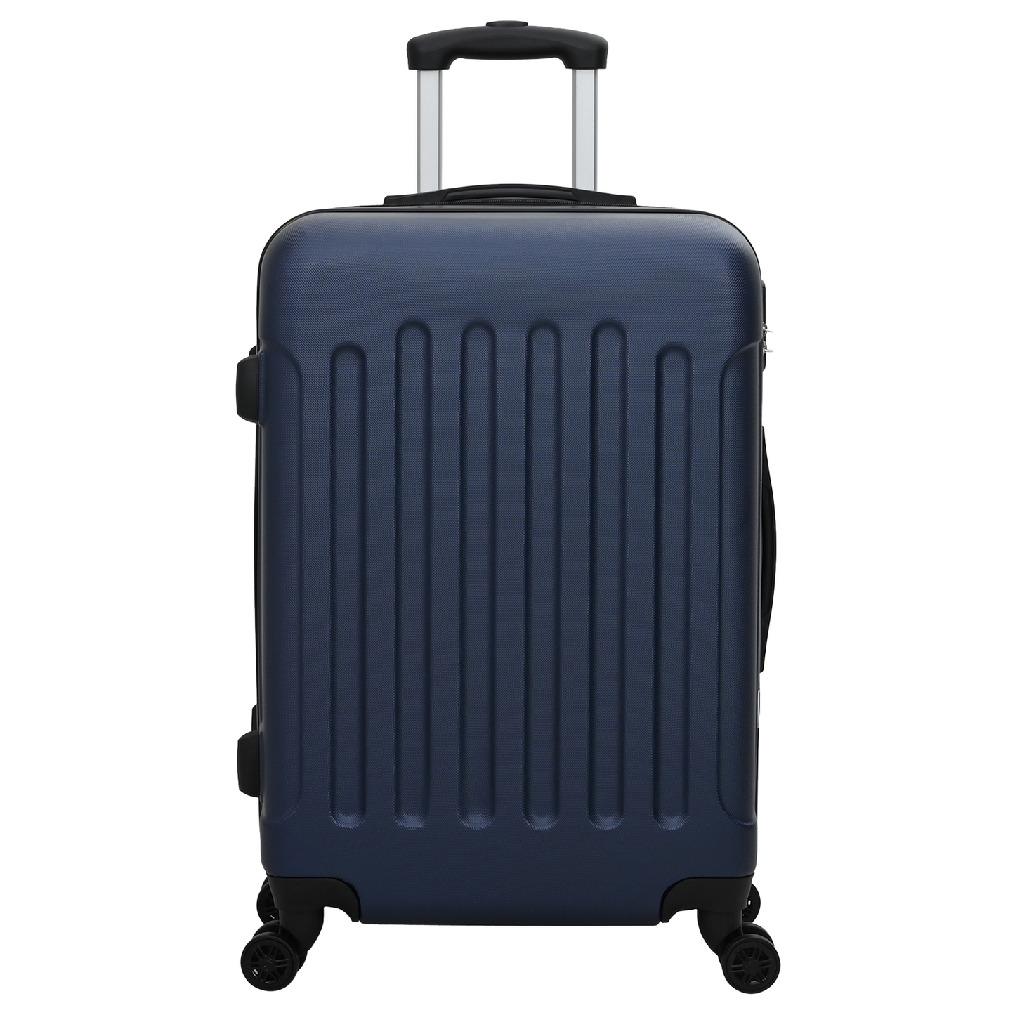vidaXL Suitcase with Lock 3 pcs Dark Blue 50 x 31 x 78 cm ABS Plastic