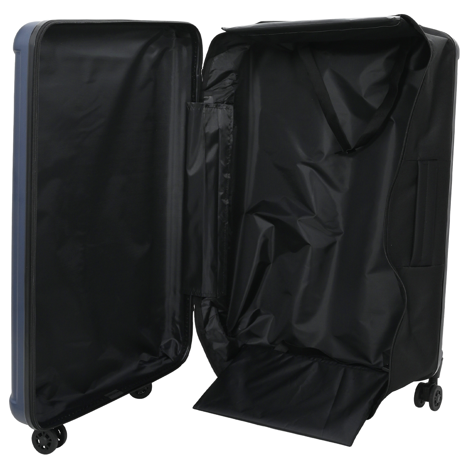 vidaXL Suitcase Folding Dark blue 50 x 30 x 76 cm ABS Plastic