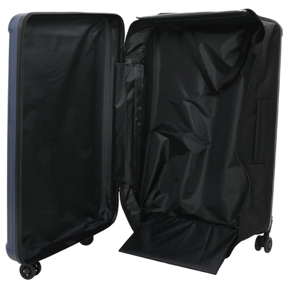 vidaXL Suitcase Folding Dark blue 50 x 30 x 76 cm ABS Plastic