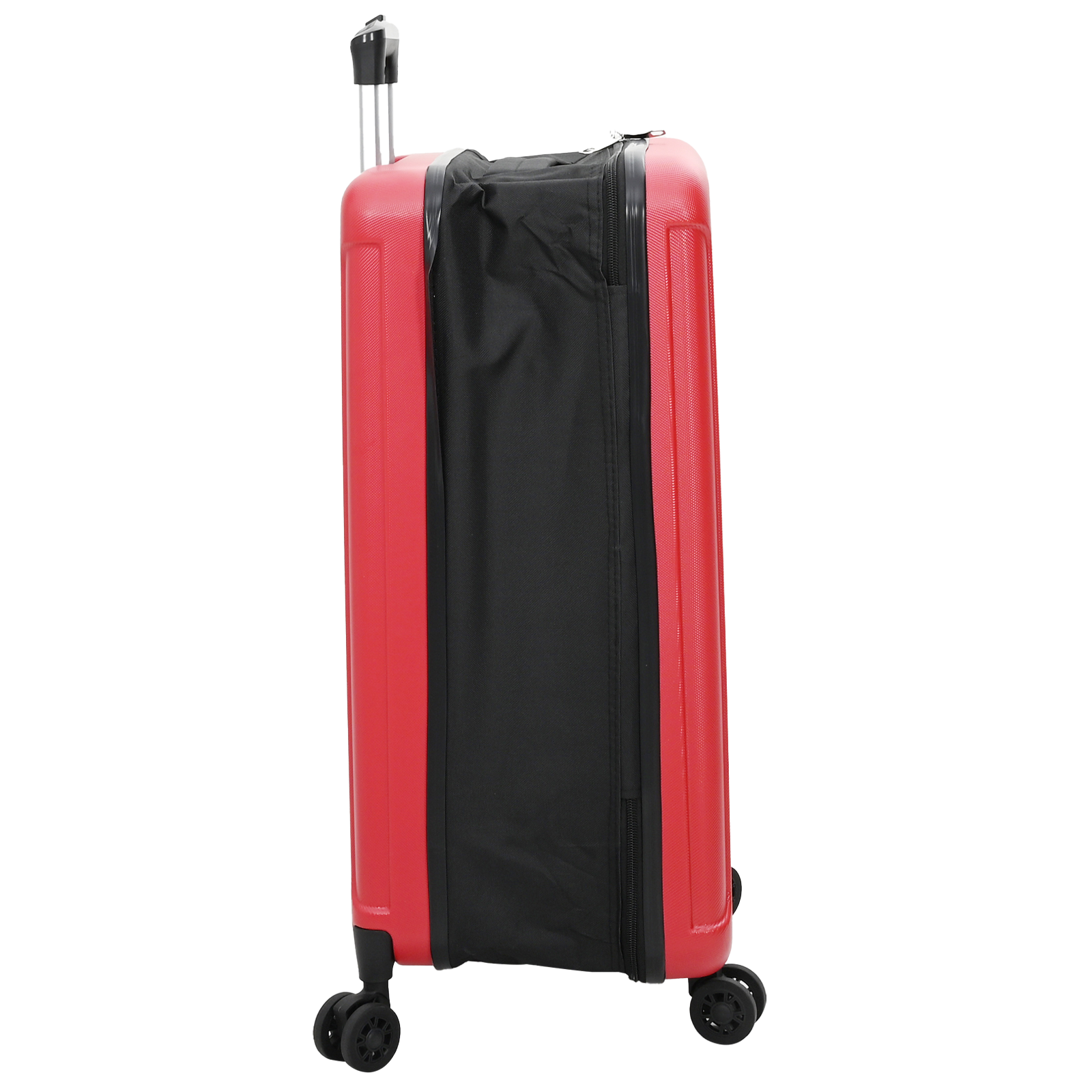 vidaXL Suitcase Folding with Lock Red 50 x 30 x 76 cm ABS Plastic