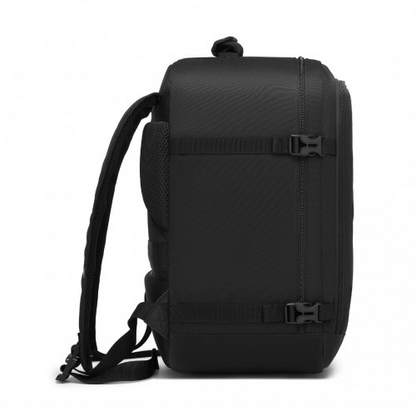 Kono Multi-purpose Business Carry-On Backpack - Fits 15.6" Laptop, Ideal for Work, Travel & Daily Commute - Black