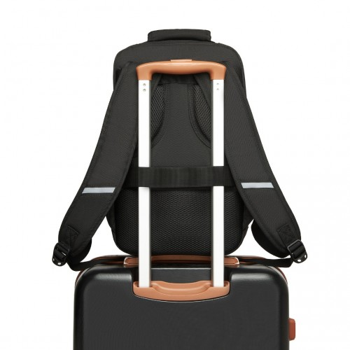 Kono Multi-purpose Business Carry-On Backpack - Fits 15.6" Laptop, Ideal for Work, Travel & Daily Commute - Black