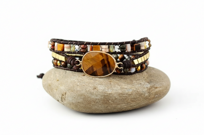 Tiger Eye Wrap Bracelet
