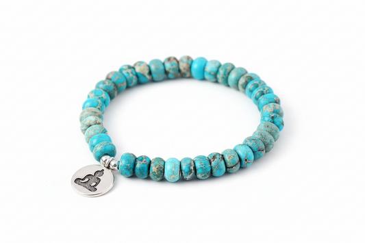 Imperial Jasper Turquoise Buddha Bracelet