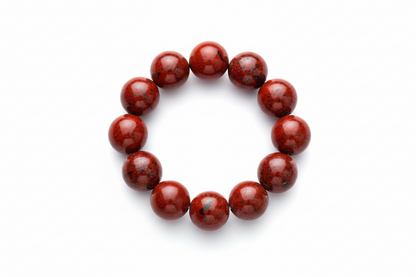 Red Jasper Beaded Bracelet