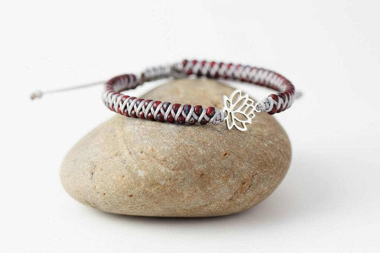 Lotus Charm Spiritual Bracelet