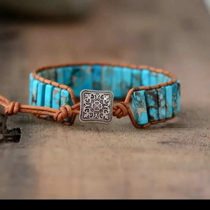 Ocean Blue Bracelet - Handmade