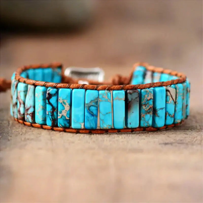 Ocean Blue Bracelet - Handmade
