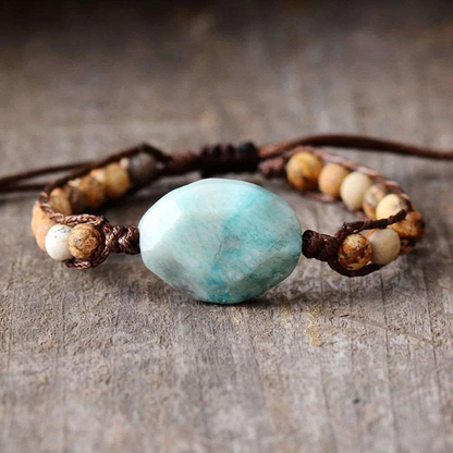 Amazonite Beaded Bracelet Embrace Tranquility and Style