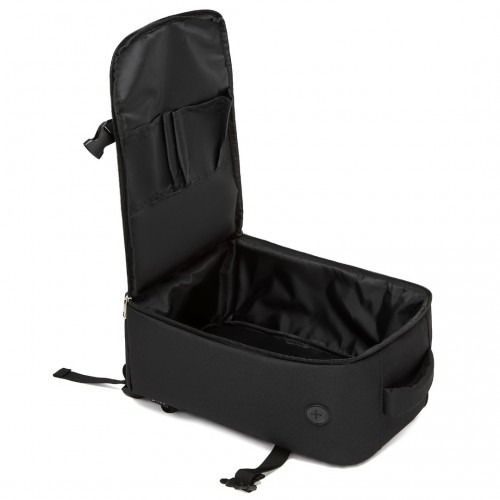 Kono Urban Smart 15L Carry-On Backpack with Luggage Strap – Ideal for Travel, Work & Daily Commute - Black